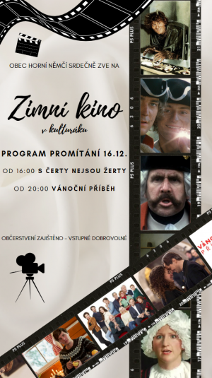 Zimní kino v kluturáku 1